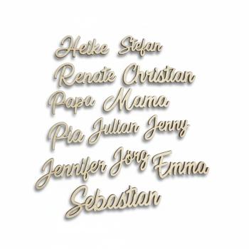 Platzkarten, Namensschilder, Namensschild aus Holz Hochzeit personalisiert Tischkarte mit Name